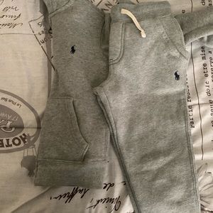 Toddler Boy’s Polo Sweatsuit